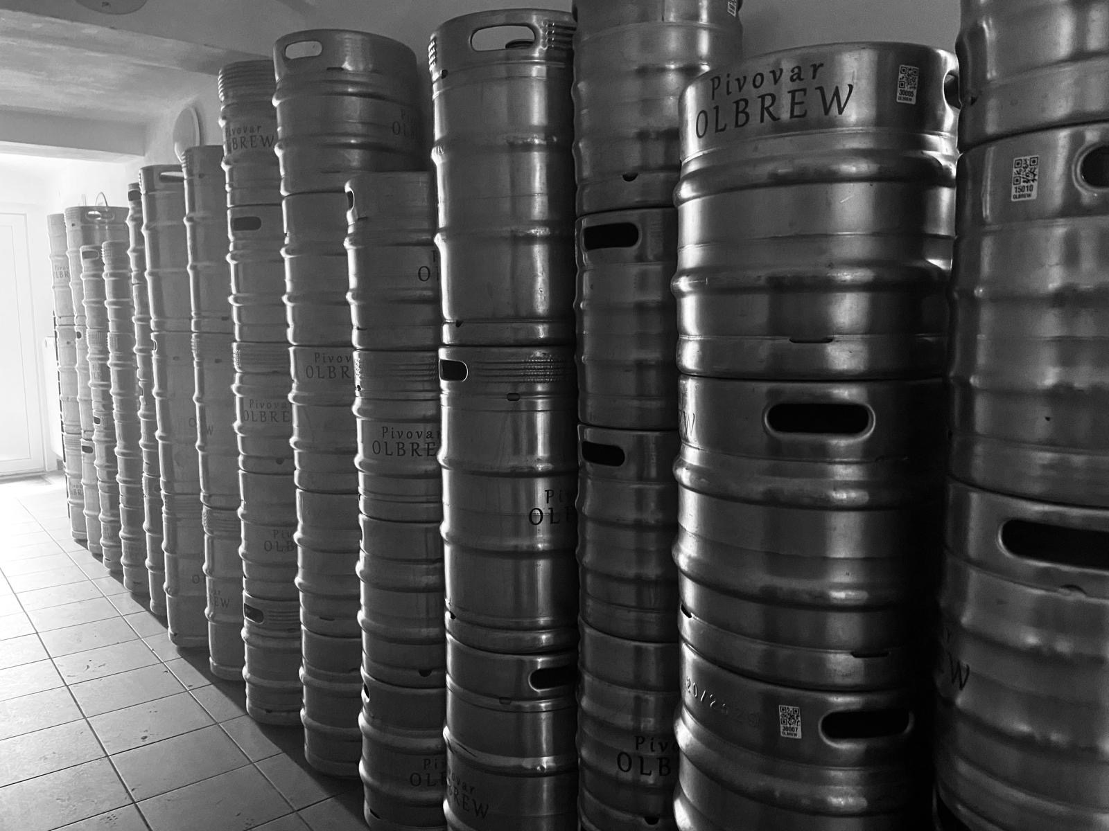 Sudy Olbrew připravené k rozvozu