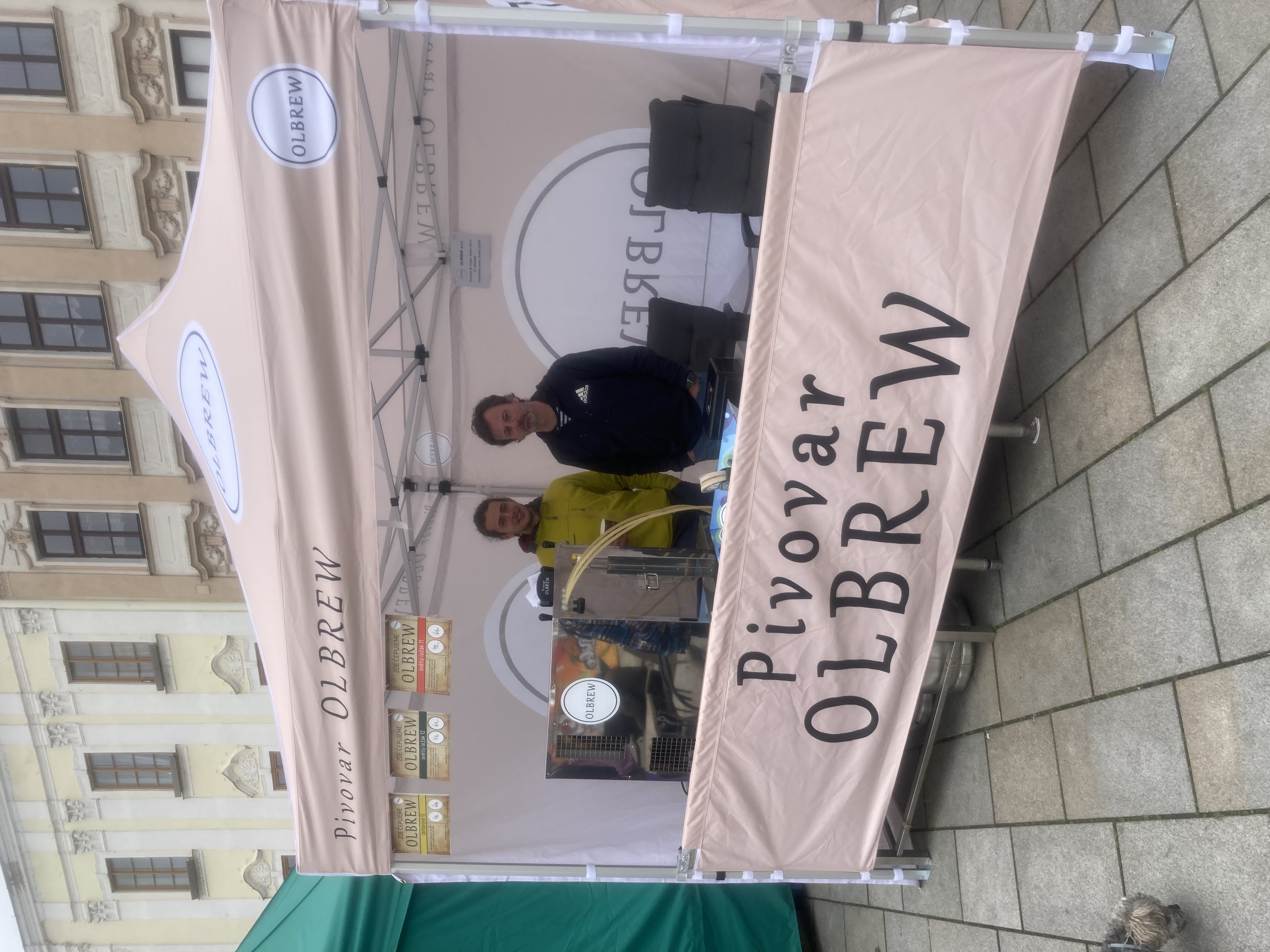 Stánek Olbrew na festivalu